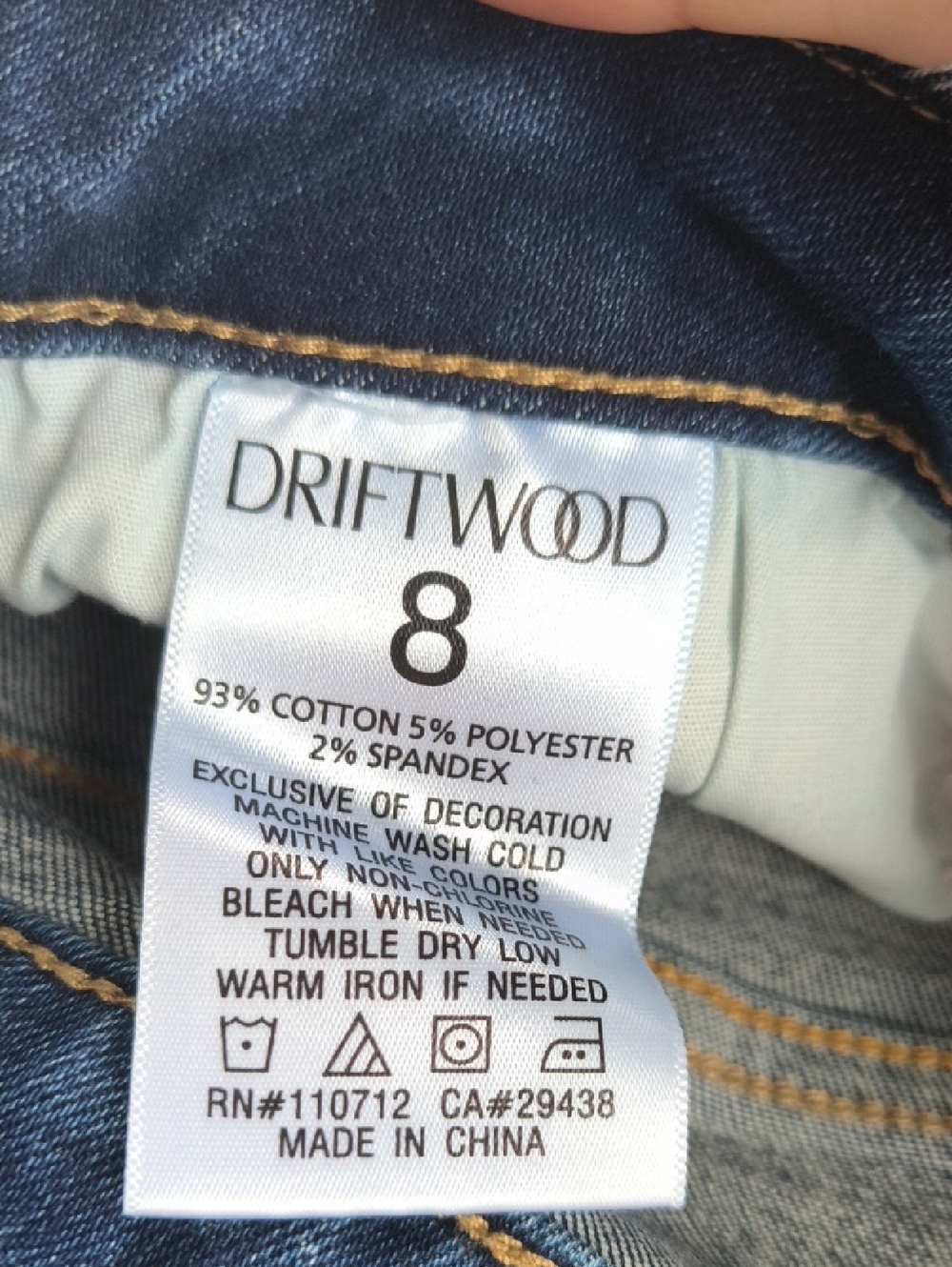 Driftwood Kelly Floral Embroidered Bootcut Jeans  Floral Stretch Denim - Picture 4 of 5